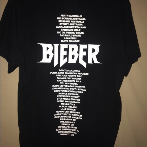 Justin Bieber Concert T-shirt Tee Collectible Fan Gear Streetwear - Picture 11 of 13